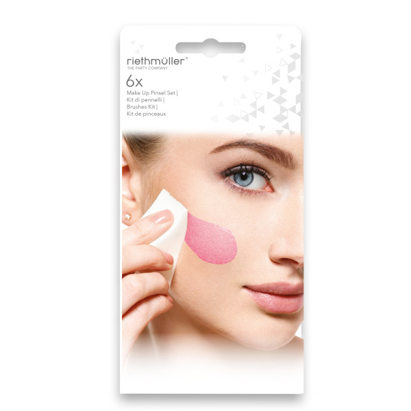 Make-up sponsjes wit - 6 stuks