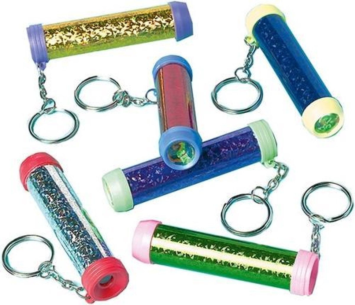 Amscan Sleutelhangers Caleidoscoop 8 Stuks