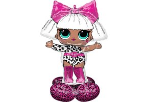 Amscan - Airwalker L.O.L. Glam Diva 88 x 119 cm