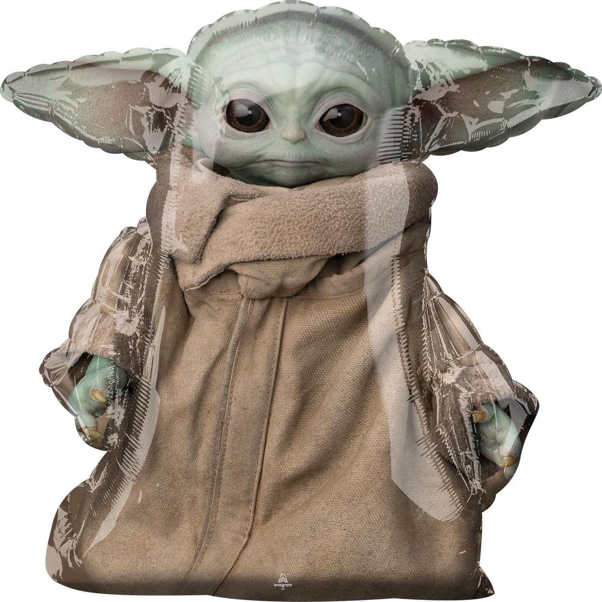 Amscan Folieballon The Mandalorian Junior 78 Cm Bruin/groen