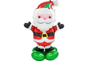 Amscan Folieballon Kerstman - 101 x 114 cm