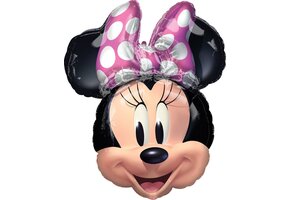 Amscan - Folieballon supershape Minnie hoofd 66 x 53 cm