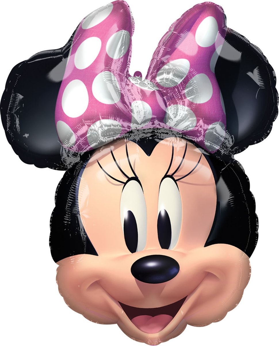 Amscan - Folieballon supershape Minnie hoofd 66 x 53 cm
