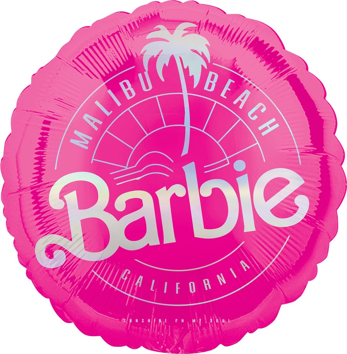 RIETHMULLER - Barbie roze folieballon 42 cm