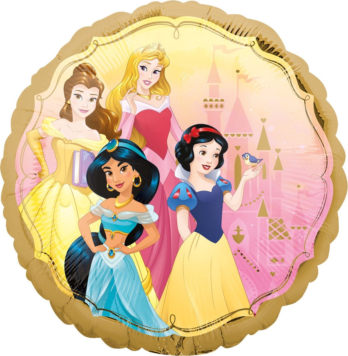 RIETHMULLER - Dubbelzijdige Disney Princess folieballon 43 cm