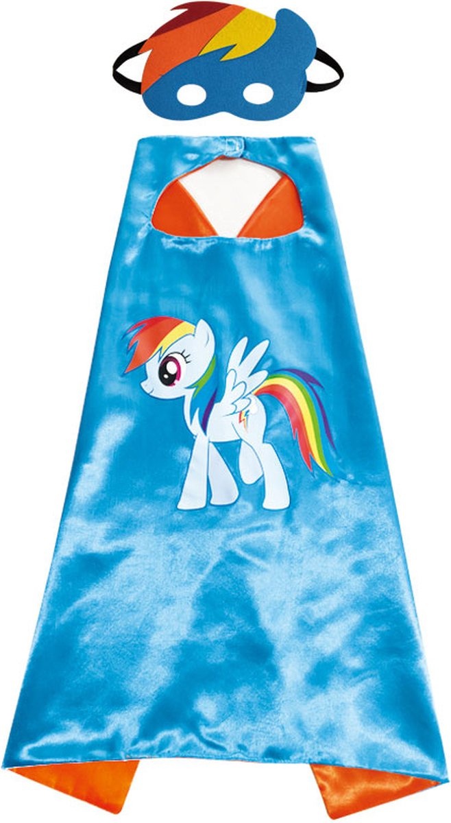 Carnavalskleding kinderen - Cape - Masker - Unicorn - Eenhoorn - carnavals kostuum kinderen