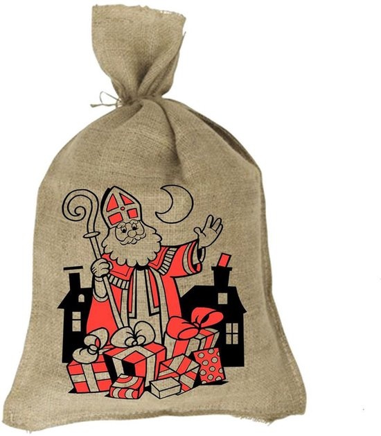 Sinterklaaszak Jute zak 80x50 cm
