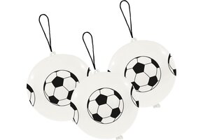 Riethmuller - Kicker Party - Punch Ballonnen Voetbal 35 cm - 3 stuks