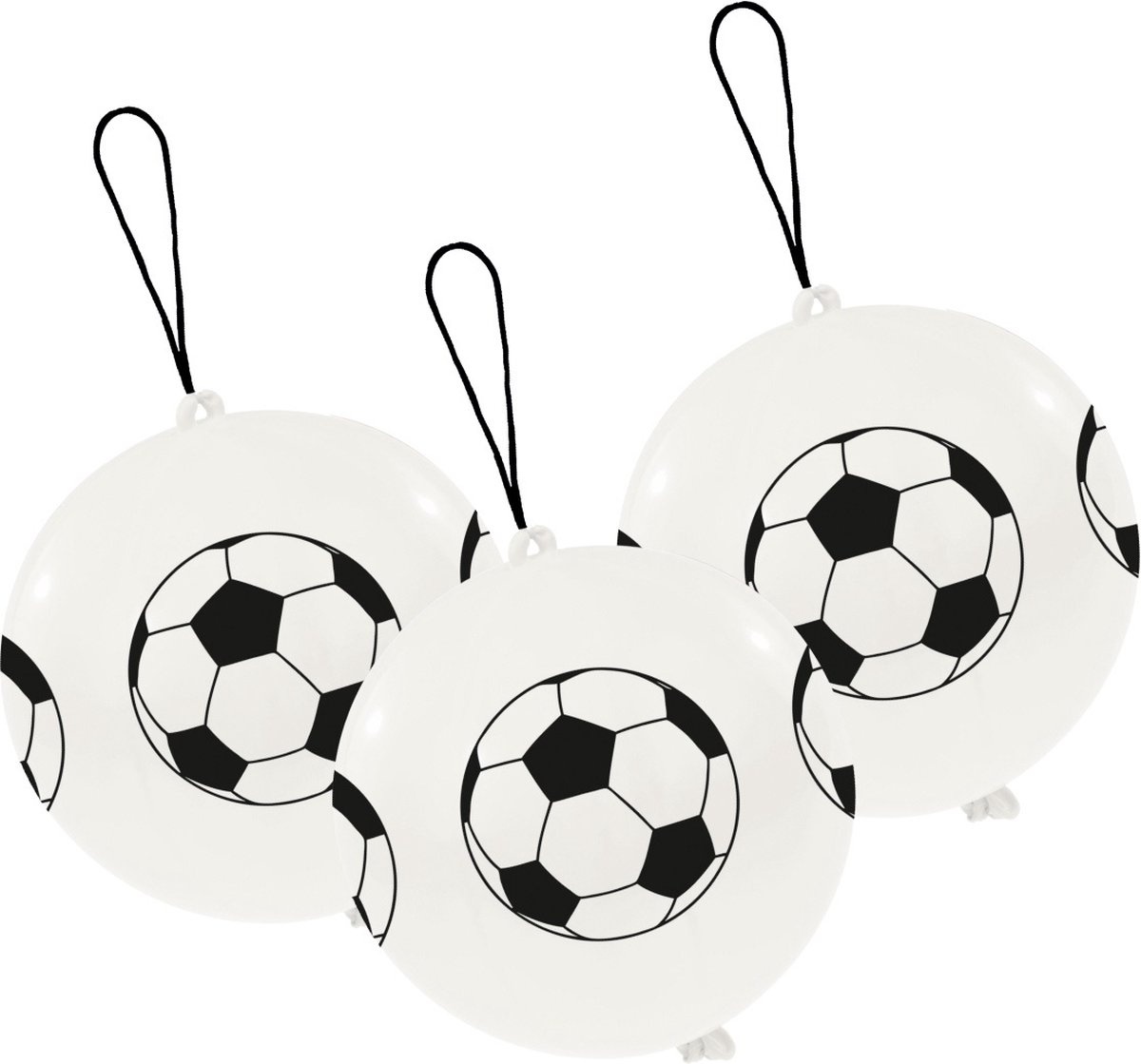 Riethmuller - Kicker Party - Punch Ballonnen Voetbal 35 cm - 3 stuks