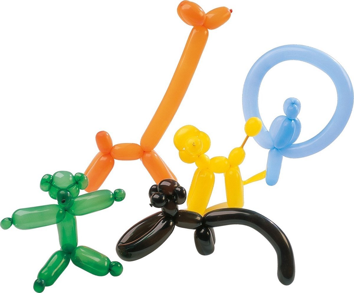 Amscan Modelleerballonnen Met Pomp 10 Stuks 120cm