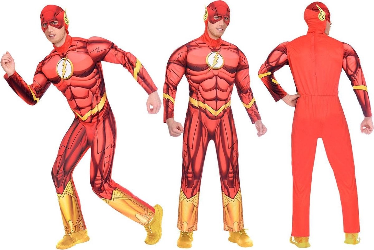 Riethmuller - Deluxe DC Comics Flash kostuum voor volwassenen - maat M