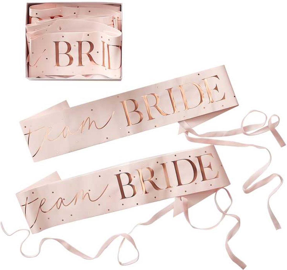 Ginger Ray - Team Bride - Sjerp team bride Papier (6 stuks)