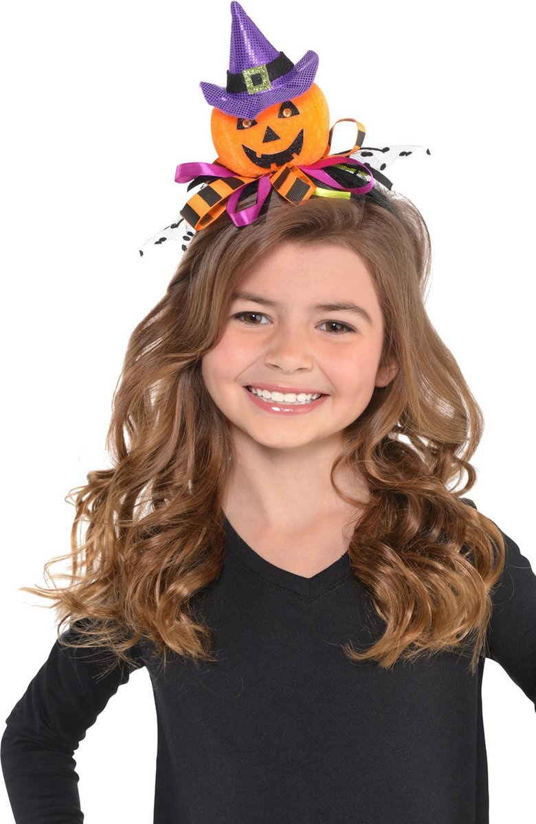 Amscan Haarband Pompoen Polyester Oranje/paars One-size