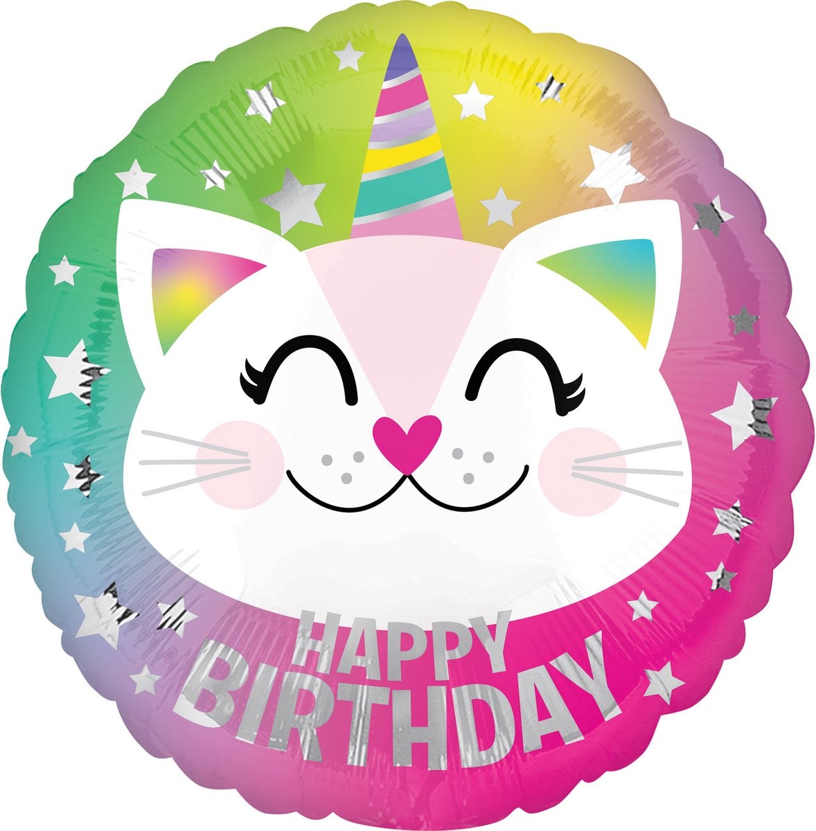 Amscan Folieballon Birthday Caticorn 43 Cm