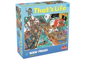 That's Life Puzzel - Piraten - Puzzel 1000 stukjes - 68x48cm