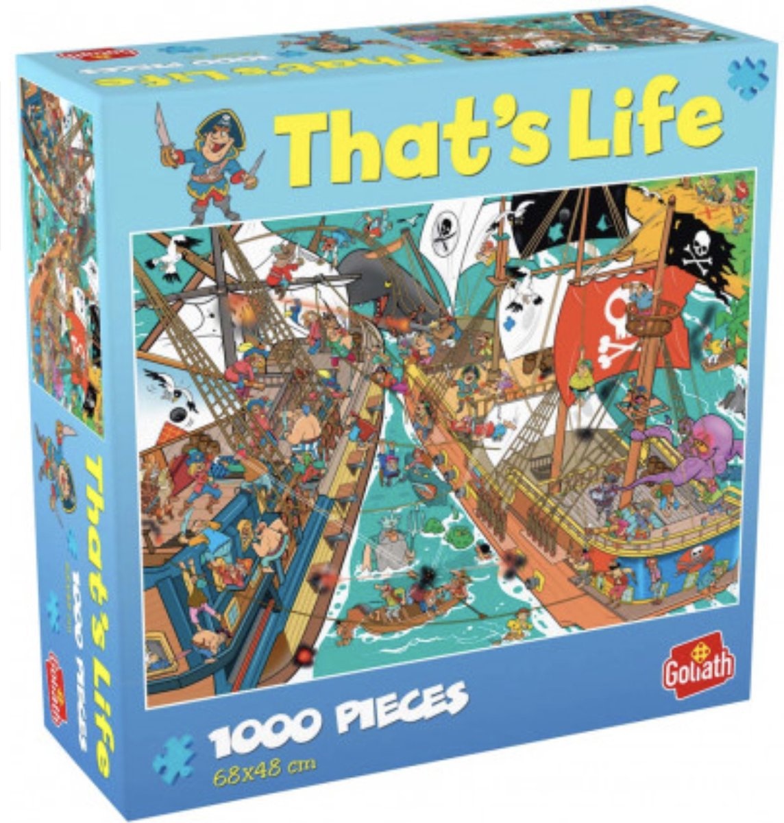 That's Life Puzzel - Piraten - Puzzel 1000 stukjes - 68x48cm