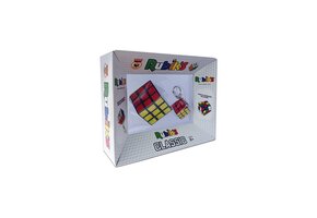 Rubik's Cube 3 x 3 set incl. mini Rubik's Cube sleutelhanger