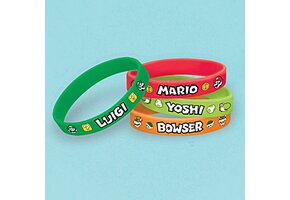 Super Mario armbanden - 6 stuks