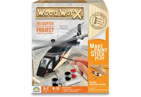 Wood Worx Helicopter Project - Modelbouwset incl. verf