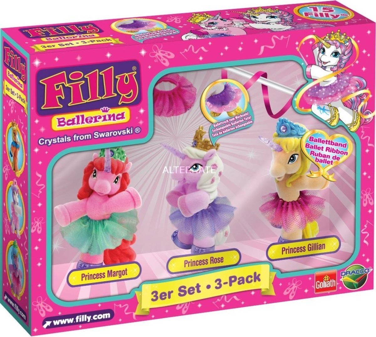 Filly - Ballerina - 3-pack & accessoires - Verpakkingsschade