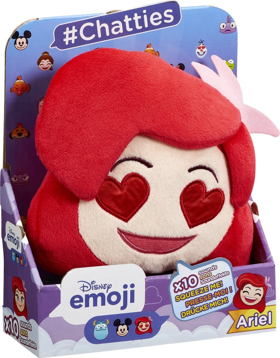 Disney Emoji Chatties - Mini knuffel met geluid