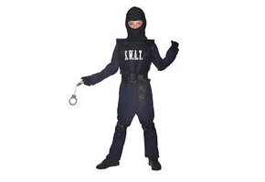 SWAT Agent Kinderkostuum Deluxe 3-4 jaar
