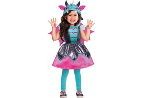 Amscan Verkleedjurk Little Mystic Dragon Meisjes Roze Maat 6-8 Jaar