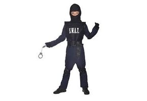 SWAT Agent Kinderkostuum Deluxe 4-6 jaar