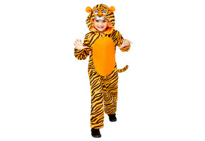 Carnaval tijger onesie 10-12 jaar
