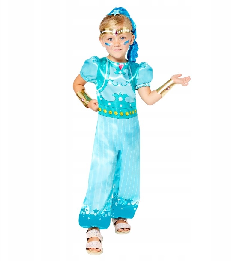 Shimmer & Shine kinderkostuum Shine maat 8-10 jaar