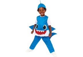 Baby Shark Kostuum Peuter Blauw - 3-4 Jaar