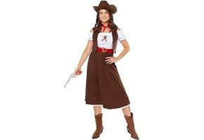 Carnavals kostuum western cowgirl