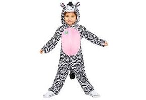 Carnavalskostuum Zebra Onesie – 8-10 jaar