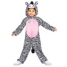 Carnavalskostuum Zebra Onesie – 8-10 jaar