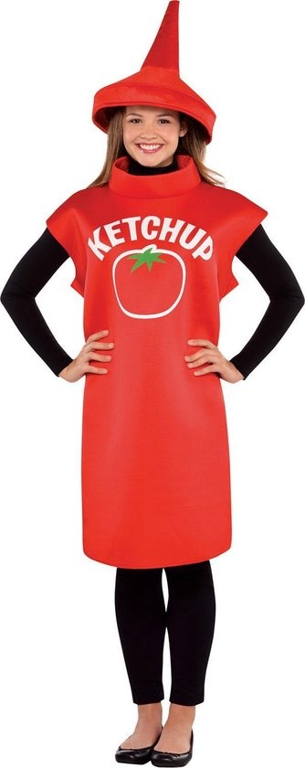 Costume Ketchup Bottle Size M/L