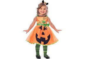 Amscan Kinderkostuum Cute Pumpkin Meisjes Polyester Maat 2-3 Jaar