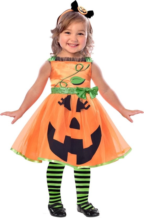 Amscan Kinderkostuum Cute Pumpkin Meisjes Polyester Maat 2-3 Jaar