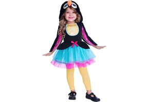 Amscan Kostuum Toucan Cutie Meisjes Zwart/roze 3-4 Jaar 4-delig