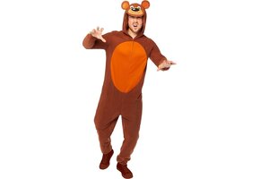 Carnaval Kostuum Onesie Beer Volwassenen – L/XL