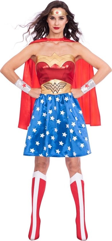 carnaval kostuum wonder woman maat m/l