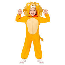 Carnaval kostuum Lion Onesie 8-10 jaar
