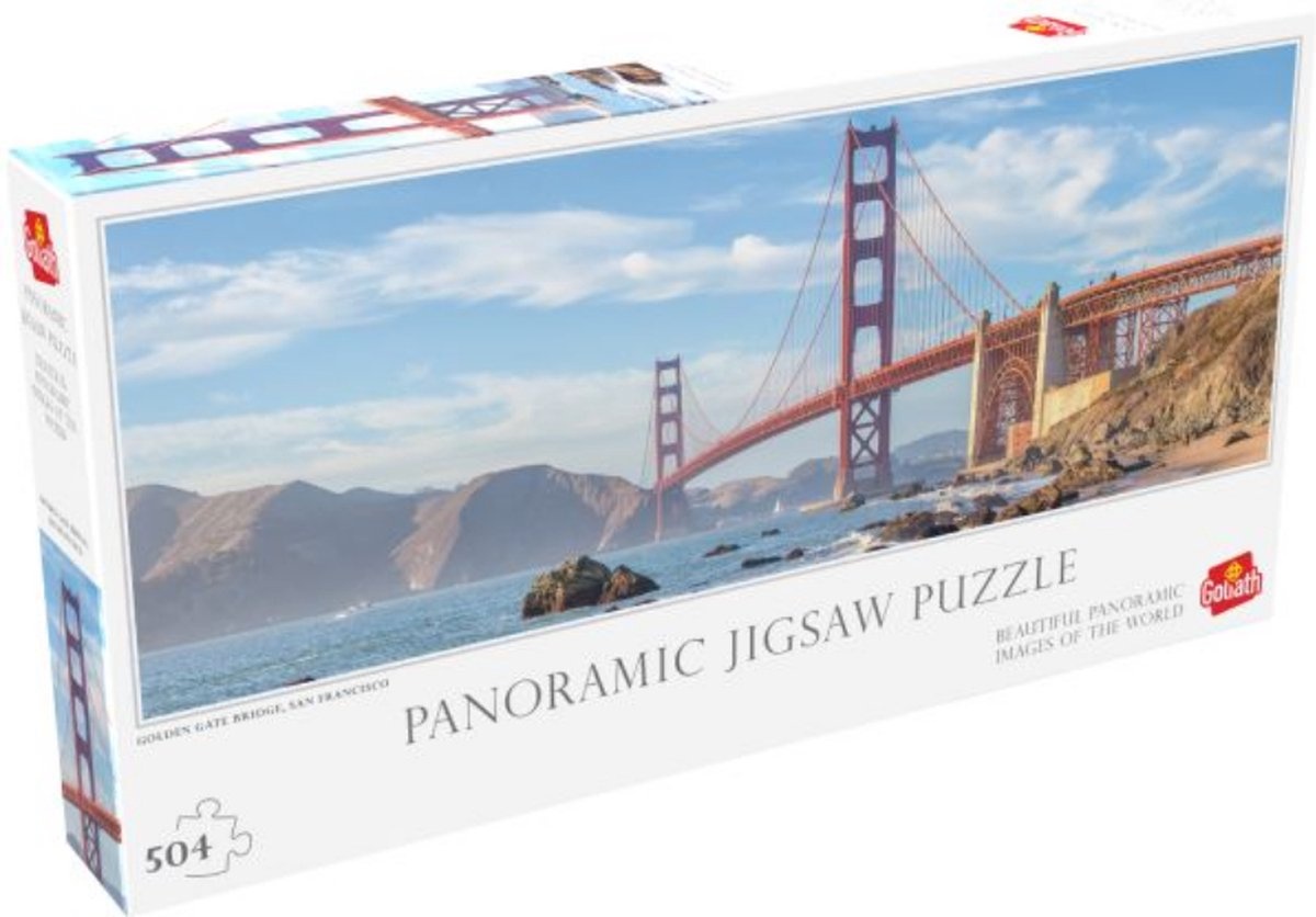 Panorama Puzzle 500 pcs: Golden State Bridge Puzzel