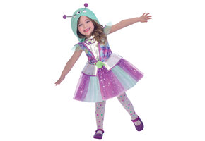 Amscan Carnaval Alien kostuum - 4-6 jaar