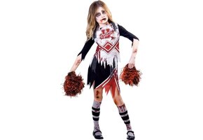 Zombie Cheerleader-kostuum 5-6 jaar