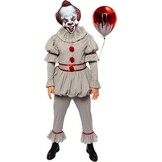 Amscan IT Pennywise mannen Halloween kostuum maat L Grijs