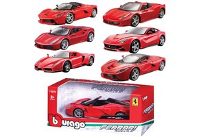 BBURAGO Ferrari Race & Play 1:24 - 1 stuk assorti uitgeleverd - Verpakkingsschade