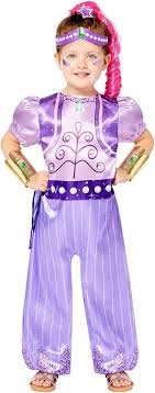 Carnaval kostuum shimmer&shine maat 4-6 jaar