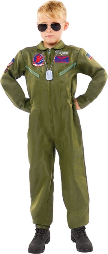 Amscan Carnaval kostuum Top Gun 10-12 jaar