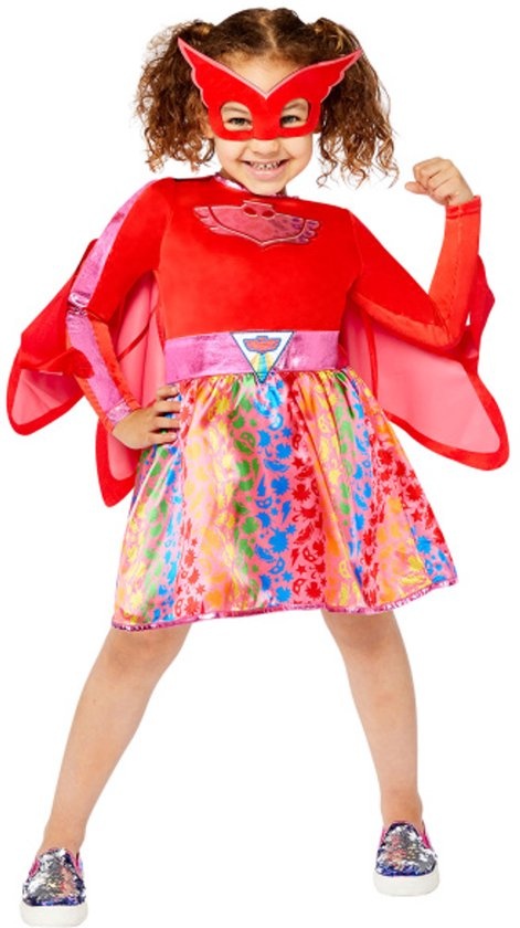 Kinderkostuum Owlette Rainbow Dress - 3-4 jaar