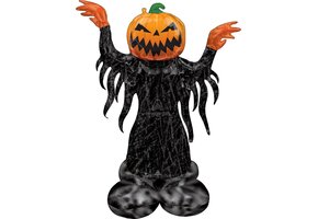 RIETHMULLER - Aluminium reuzenballon Airloonz pompoen 134 cm